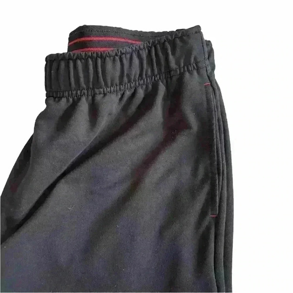 Orvis Sweatpants Men Size Medium Black Drawstring Lounge Stretch - Picture 3 of 10